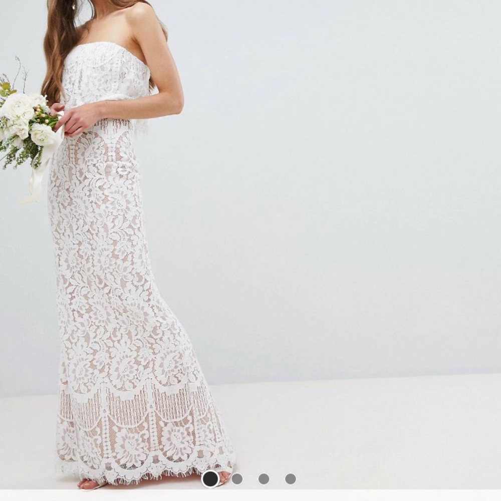 Jarlo tall all over lace maxi dress